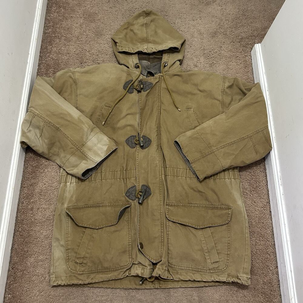 Urban Equipment Country Traits Vintage Canvas Chore Jacket Sz Large Fading* READ